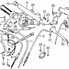 MT125R Handlebar @ cables @ control levers