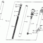 XL175 Передняя вилка