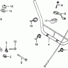 XL350 Руль и панель переднего номера