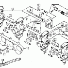 CB750F Carb. (assy. linkage)