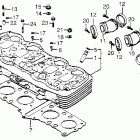 CB750F Головка цилиндра