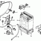 CB400A Right side cover @ battery