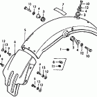 XL125 Rear fender 76-78