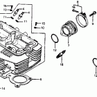 CB400A Головка цилиндра