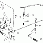 CB550K Kick arm @ pedal