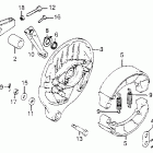 CB750K Задний тормоз