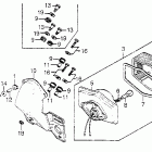 CB750A Фонарь задний