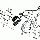 CT125 Крышка картера левая