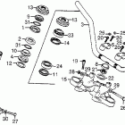 GL1000LTD Handlebar @ top bridge @ stem