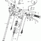 CB400F Handlebar @ steering stem  @ cables