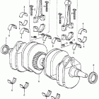 CB400F Коленвал
