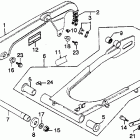 CJ360T Swingarm @ chain case