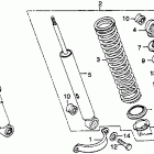 CT125 Задний амортизатор
