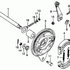 CT125 Задний тормоз