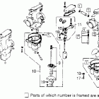 CB750F Компоненты карбюратора