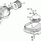 CB550F Масляный насос и фильтр