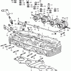 CB400F Головка цилиндра