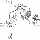 CB400F Brake pedal @ brake panel
