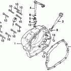 CT125 Крышка картера правая