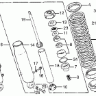CR125M Rear shock absorber 76-77
