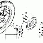 CT125 Заднее колесо