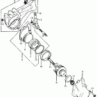 MT125R Front brake caliper 77