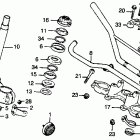 CT125 Руль и панель переднего номера