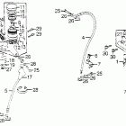 GL1000LTD Front master cylinder  @ brake hose