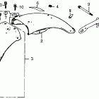 CB550F Заднее крыло