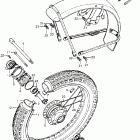 CB400F Front fender @ wheel