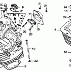 CT125 Цилиндр и головка цилиндра