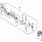 GL1000LTD Передний тормозной суппорт