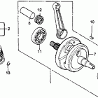 CT125 Коленвал и поршни