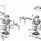 CB550F Компоненты карбюратора