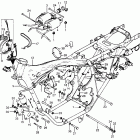 CB400F Wire harness @ frame