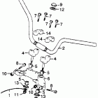 CJ360T Руль и панель переднего номера