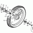 CB750A Front wheel 77