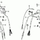 CB550F Рулевые переключатели и рычаги