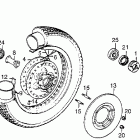 GL1000LTD Rear wheel @ disc