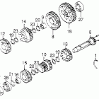GL1000LTD Трансмиссия