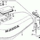 CJ360T Топливный бак