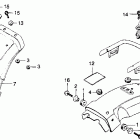 CB360T Заднее крыло