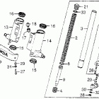 CB750A Передняя вилка