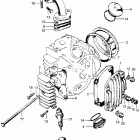 XL70 Cylinder head cover  @ inletpipe @ spark plug