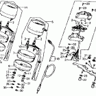CB750F Speedometer @ tachometer  @ key switch