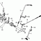 CB550F Change pedal @ brake pedal  @ kick starter arm