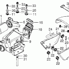 XL250 Air cleaner @ side cover