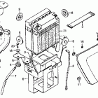 CB750F Side cover @ battery