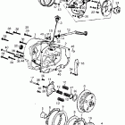 CB550K Clutch @ crankcase cover