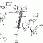 CB750A Valve @ rocker arm
